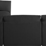 Ease 114" Fabric Upholstered 5pc. Modular Sectional