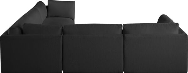 Ease 114" Fabric Upholstered 5pc. Modular Sectional