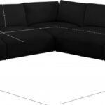 Ease 114" Fabric Upholstered 5pc. Modular Sectional