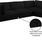 Ease 114" Fabric Upholstered 5pc. Modular Sectional