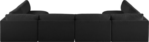 Ease 152" Fabric Upholstered 6pc. Modular Sectional