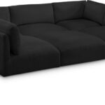 Ease 114" Fabric Upholstered 6pc. Modular Sectional