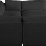 Ease 114" Fabric Upholstered 6pc. Modular Sectional