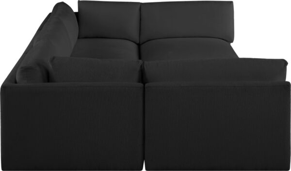 Ease 114" Fabric Upholstered 6pc. Modular Sectional