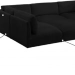 Ease 114" Fabric Upholstered 6pc. Modular Sectional