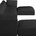 Ease 152" Fabric Upholstered 6pc. Modular Sectional