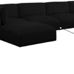 Ease 152" Fabric Upholstered 6pc. Modular Sectional