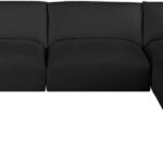 Ease 152" Fabric Upholstered 6pc. Modular Sectional