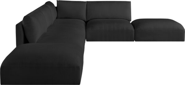 Ease 152" Fabric Upholstered 6pc. Modular Sectional