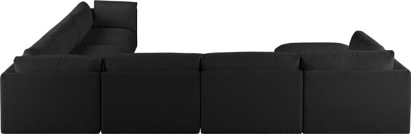 Ease 152" Fabric Upholstered 7pc. Modular Sectional