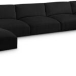 Ease 190" Fabric Upholstered 7pc. Modular Sectional