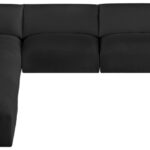 Ease 152" Fabric Upholstered 7pc. Modular Sectional