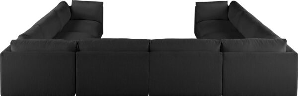 Ease 152" Fabric Upholstered 8pc. Modular Sectional
