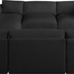Ease 152" Fabric Upholstered 8pc. Modular Sectional