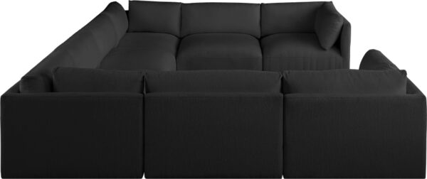 Ease 152" Fabric Upholstered 8pc. Modular Sectional