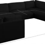 Ease 152" Fabric Upholstered 8pc. Modular Sectional
