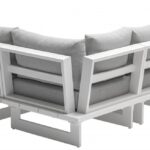 Maldives 102" Water Resistant Fabric Upholstered Outdoor Patio 4pc. Modular Sectional