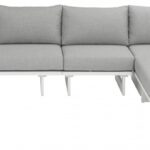 Maldives 102" Water Resistant Fabric Upholstered Outdoor Patio 4pc. Modular Sectional