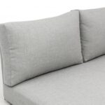 Maldives 129.5" Water Resistant Fabric Upholstered Outdoor Patio 6pc. Modular Sectional