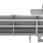 Maldives 102" Water Resistant Fabric Upholstered Outdoor Patio 6pc. Modular Sectional