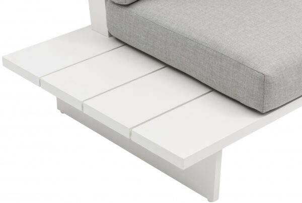 Maldives 102" Water Resistant Fabric Upholstered Outdoor Patio 6pc. Modular Sectional