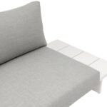 Maldives 184.5" Water Resistant Fabric Upholstered Outdoor Patio 6pc. Modular Sectional