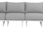 Maldives 212" Water Resistant Fabric Upholstered Outdoor Patio 7pc. Modular Sectional