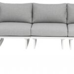 Maldives 212" Water Resistant Fabric Upholstered Outdoor Patio 7pc. Modular Sectional