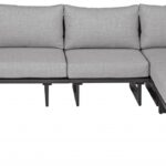 Maldives 102" Water Resistant Fabric Upholstered Outdoor Patio 4pc. Modular Sectional