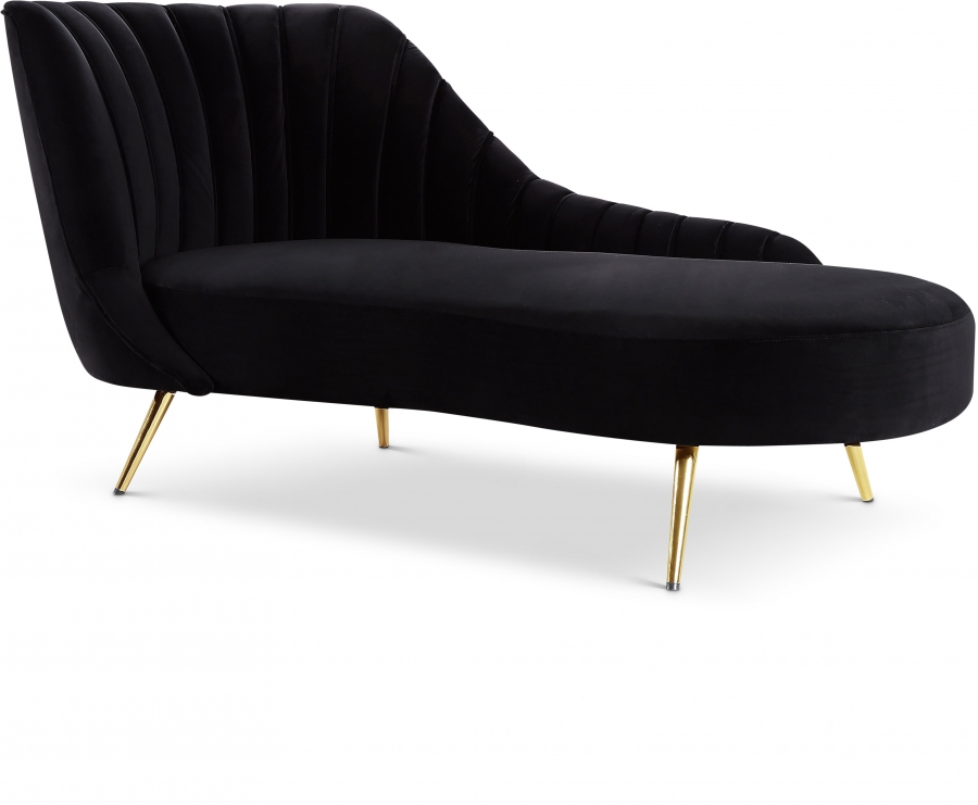 Margo Velvet Upholstered Chaise Lounge