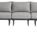 Maldives 102" Water Resistant Fabric Upholstered Outdoor Patio 5pc. Modular Sectional
