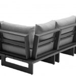 Maldives 102" Water Resistant Fabric Upholstered Outdoor Patio 6pc. Modular Sectional