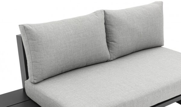 Maldives 212" Water Resistant Fabric Upholstered Outdoor Patio 7pc. Modular Sectional