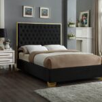 Lana Velvet Upholstered Bed