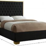 Lana Velvet Upholstered Bed