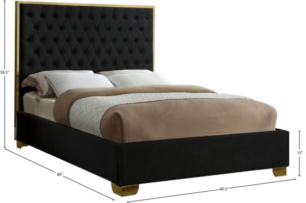 Lana Velvet Upholstered Bed