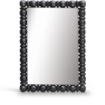Aubrey Acacia Wood Frame Mirror