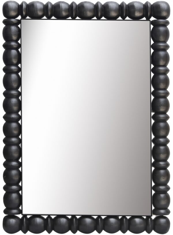 Aubrey Acacia Wood Frame Mirror