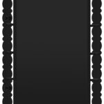 Aubrey Acacia Wood Frame Mirror