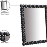 Aubrey Acacia Wood Frame Mirror