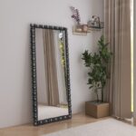 Aubrey Acacia Wood Frame Mirror