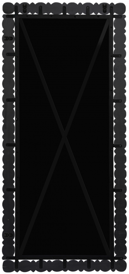 Aubrey Acacia Wood Frame Mirror