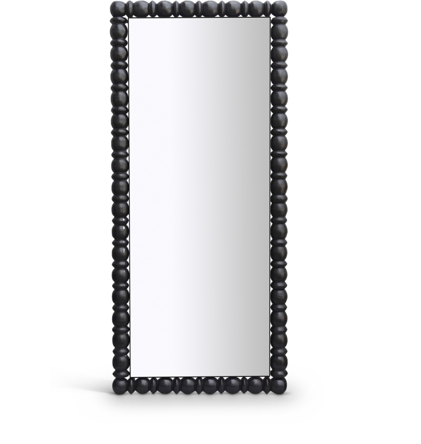 Aubrey Acacia Wood Frame Mirror