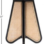 Butterfly Natural Cane And Oak Veneer End / Side Table