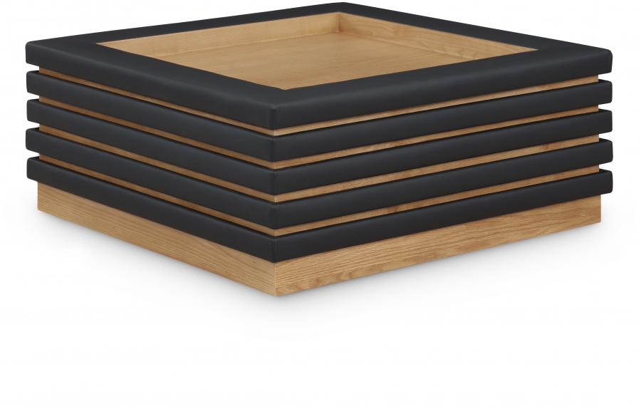 Rory Vegan Leather And Oak Veneer Coffee Table