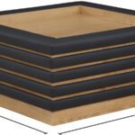 Rory Vegan Leather And Oak Veneer Coffee Table