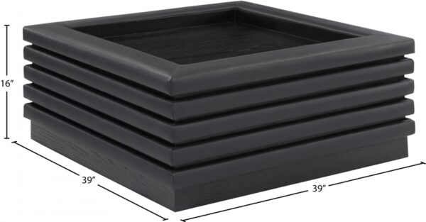 Rory Vegan Leather And Oak Veneer Coffee Table