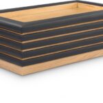 Rory Vegan Leather And Oak Veneer Coffee Table