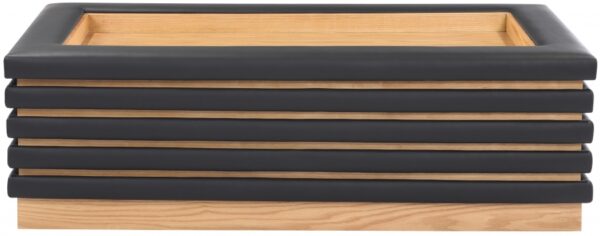 Rory Vegan Leather And Oak Veneer Coffee Table