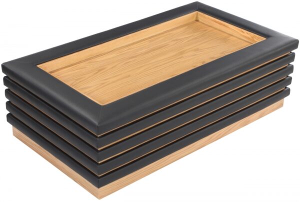 Rory Vegan Leather And Oak Veneer Coffee Table